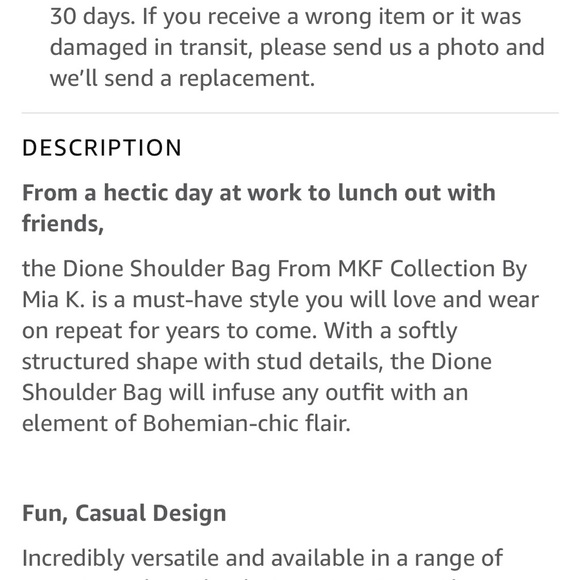 NWT MKF Dione Shoulder Bag - Picture 12 of 14